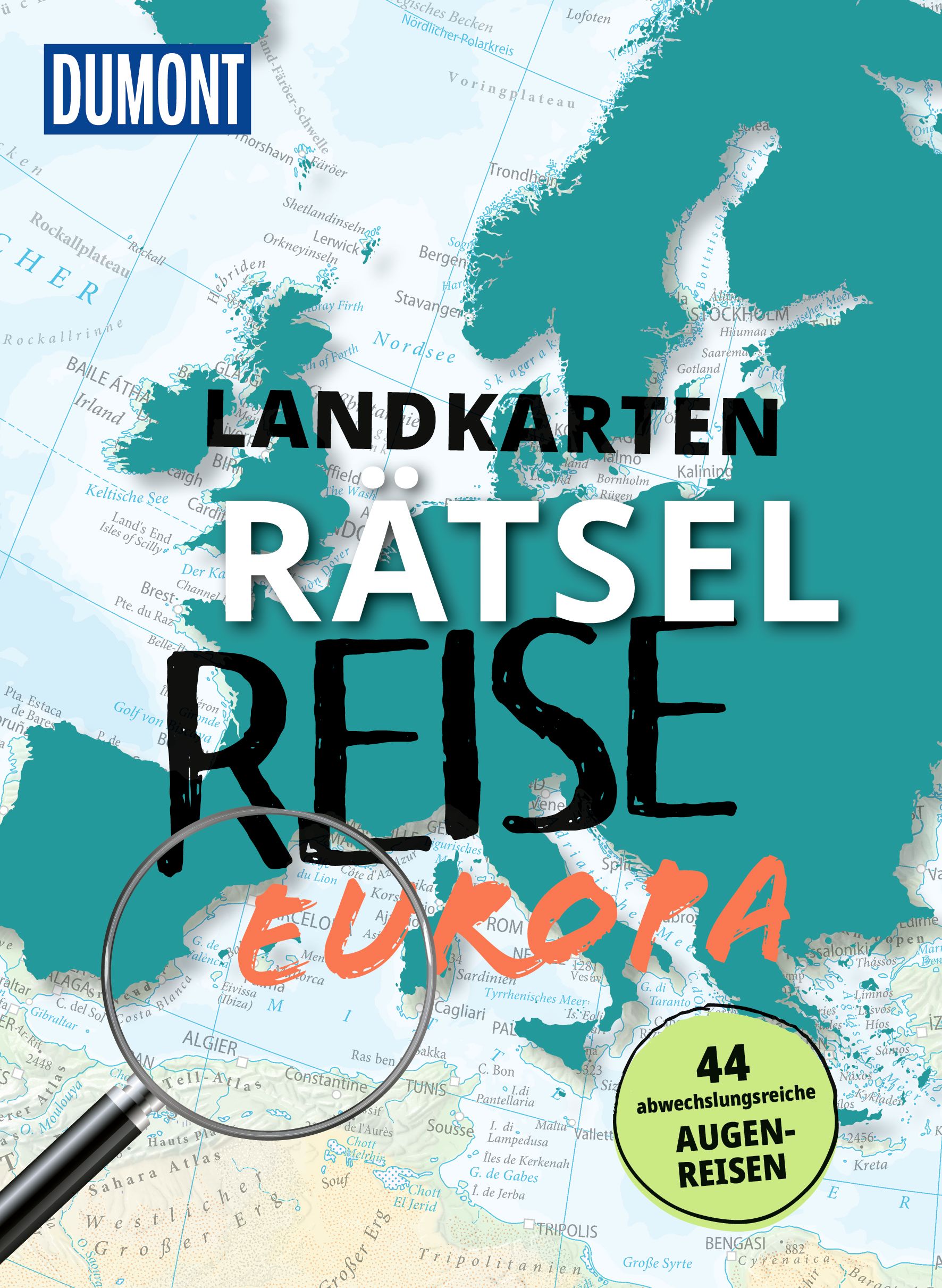 MAIRDUMONT Landkarten-Rätselreise Europa